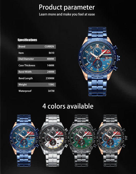 Reloj Deportivo Impermeable Multifuncional con Calendario y Esfera Grande - Image 8