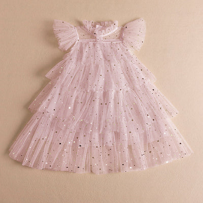 Vestido de Niña con Lentejuelas y Malla Brillante - Image 13