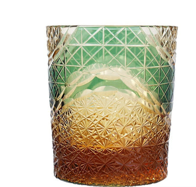 Vaso de Cristal Asterismo Estilo Edo Japonés - Image 27