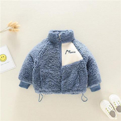 Abrigo Infantil de Lana de Cordero y Algodón - Estilo Europeo - Image 4