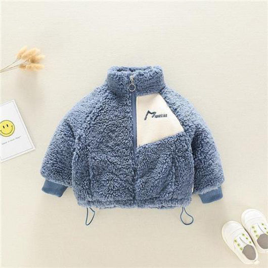 Abrigo Infantil de Lana de Cordero y Algodón - Estilo Europeo - Image 4