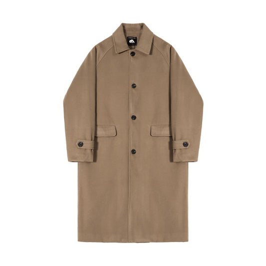 Abrigo Largo de Lana para Hombre - Otoño e Invierno - Image 2