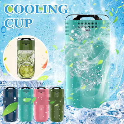 Vaso Refrigerador Portátil USB - Enfriador Rápido para Bebidas