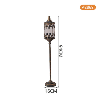 Candelabro de Piso Hierro Forjado Estilo Retro Vintage - Image 6