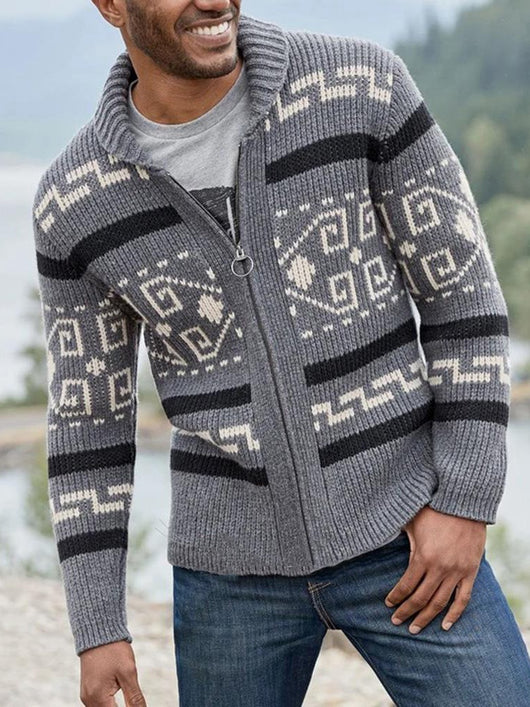 Cardigan Casual con Solapa para Hombre - Estilo Joven Versátil - Image 16