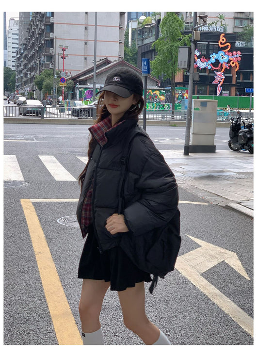 Abrigo Acolchado de Algodón Estilo Coreano para Mujer - Image 9