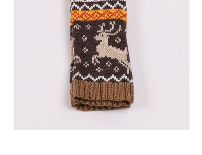 Guantes Navideños de Lana Tejida con Diseño Infantil - Cálidos y Acogedores - Image 8