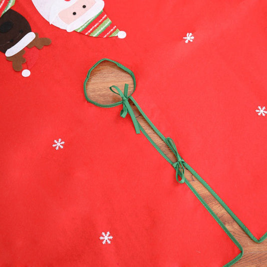 Falda para Árbol de Navidad con Estampado de Reno Navideño - Image 2