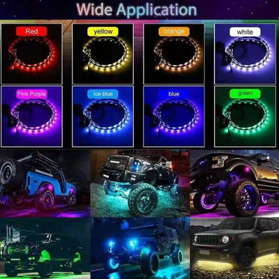 Luz Ambiental RGB para Auto con Control por Voz y 7 Colores - Image 34