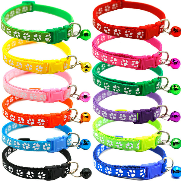 Collares para Gatos y Perros con Cascabeles y Círculos de Identificación