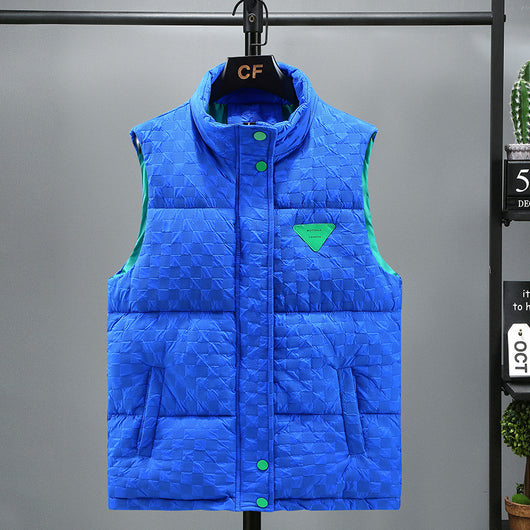 Chaleco de Algodón Acolchado para Hombre - Cuello Alzado Invierno - Image 6