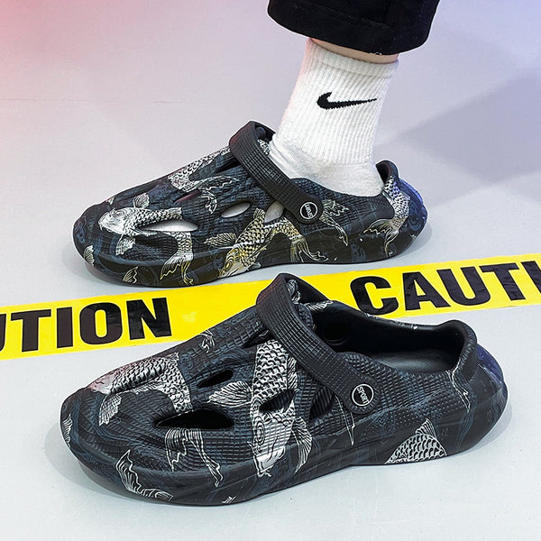 Sandalias de Camuflaje para Hombre con Protección en los Dedos