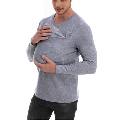 Camiseta Manga Larga Multifuncional Papá Canguro Premium - Image 3