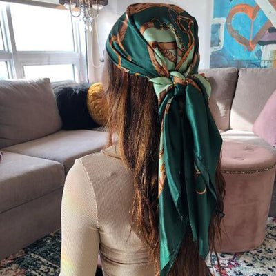 Pañoleta Estampada Grande de Rayón para Mujer