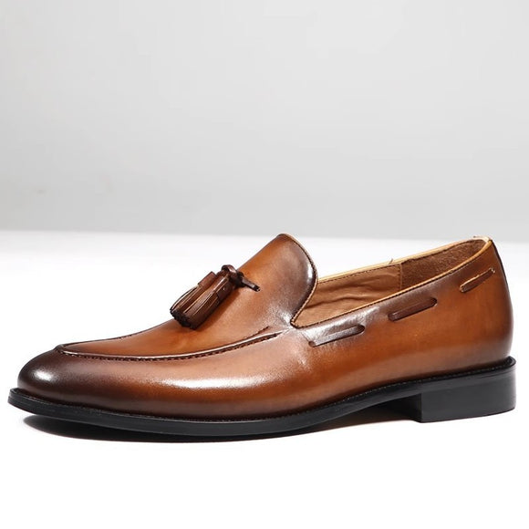 Zapatos de Cuero Genuino Artesanales para Hombre - Estilo Business Casual