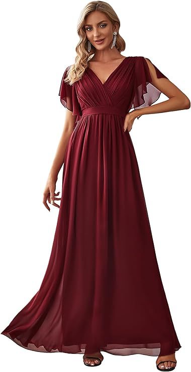 Vestido de Noche Mesh Unicolor Elegante - Image 25