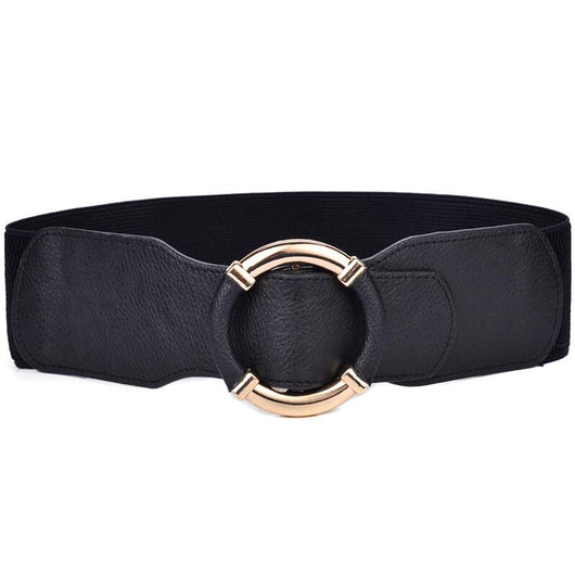 Cinturón Elástico Ancho con Hebilla de Anillo - Protección y Comodidad - Image 10