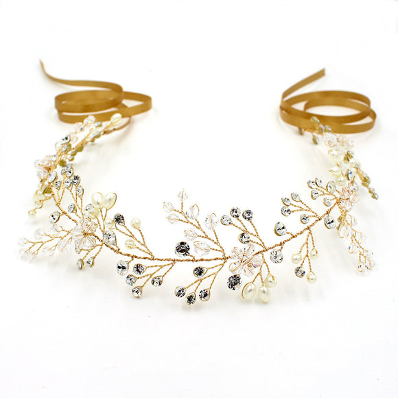 Tocado de Perlas para Novia - Adorno Elegante para Boda