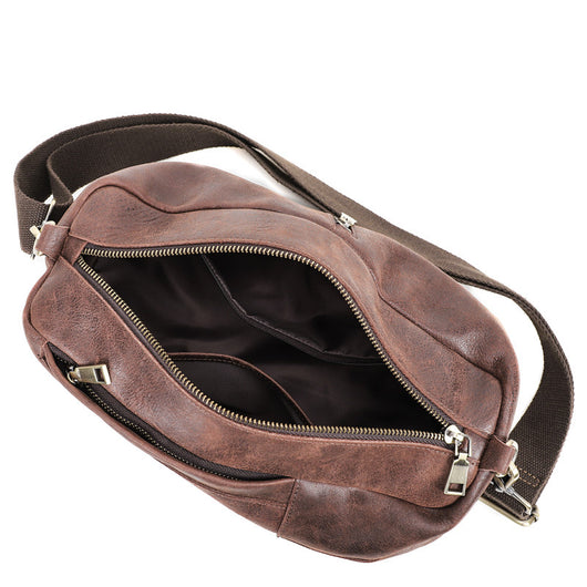 Bolsa Mensajera de Un Hombro Estilo Europeo para Hombre - Image 6