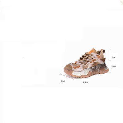 Zapatos de Cuero Vintage con Suela Gruesa para Viajes - Estilo Retro para Mujer - Image 6