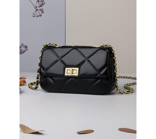 Bolso Cuadrado Pequeño para Mujer con Cadena Rombo Verano - Image 6