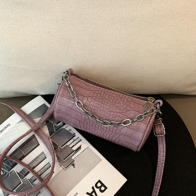 Bolsa Mensajera Cilíndrica de Un Solo Hombro - Image 8