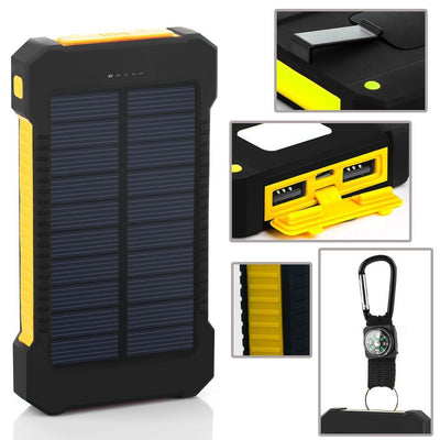 Cargador Solar Portátil Ultradelgado para Celular con Luz de Campamento - Image 13