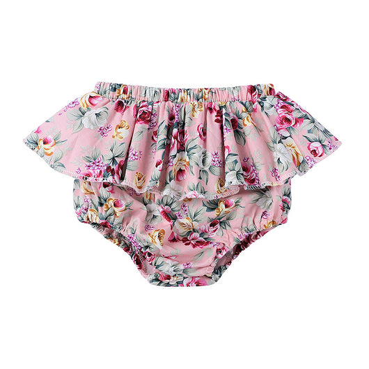 Shorts Infantiles de Encaje Hoja de Loto para Niña - Image 4