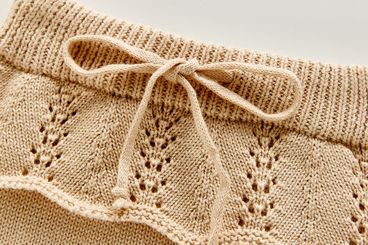 Shorts Tejidos para Niña con Volantes y Texturas Suaves - Image 13