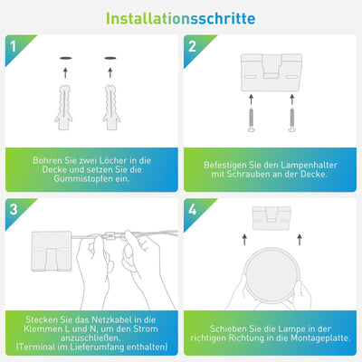 Lámpara LED Redonda de Techo para Dormitorio y Sala - Image 17