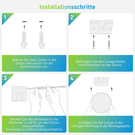 Lámpara LED Redonda de Techo para Dormitorio y Sala - Image 17