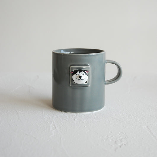 Taza de Cerámica Husky Minimalista para Café - Image 8