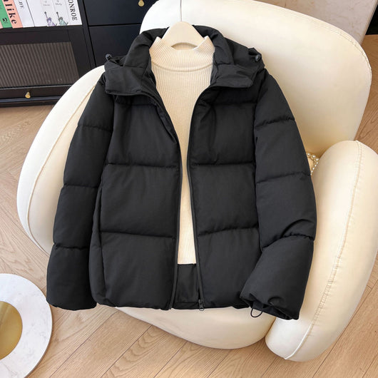 Chaqueta Acolchada de Plumón con Capucha Impermeable