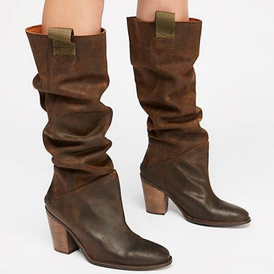 Botas Retro con Tacón Ancho - Image 14