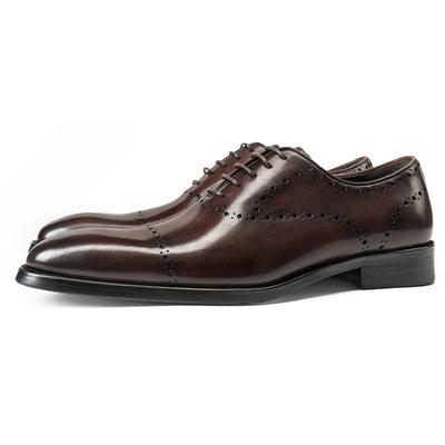 Zapatos Oxford Brock de Cuero Genuino Estilo Británico para Hombre - Image 11