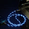 Cable de Carga Rápida Luminoso con Conector Acodado Premium