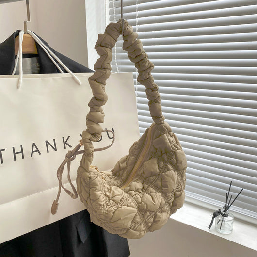Bolso Bandolera Plisado Cloud - Versátil y Elegante para Todos tus Estilos - Image 13