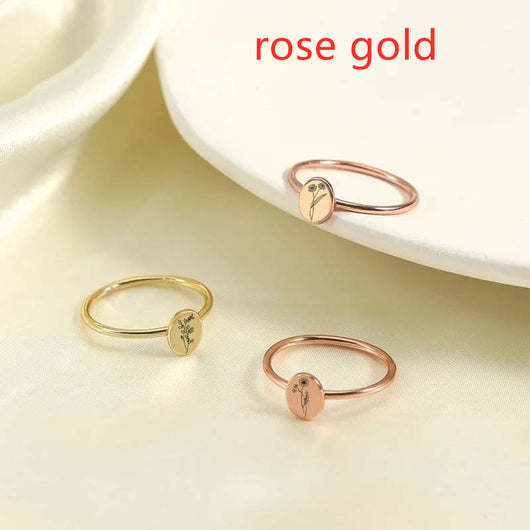 Anillo de Flores Talladas para Cumpleaños - Image 6