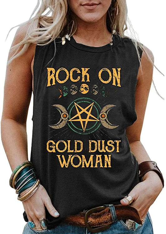 Blusa Tank Top Estampada Cuello Redondo Estilo Boho - Image 2