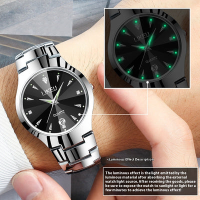 Reloj de Cuarzo Impermeable para Mujer de Temperamento Simple - Image 4
