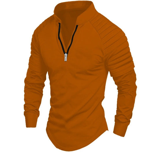 Polo Deportivo Hombre Manga Larga con Cierre - Estilo Europeo y Americano - Image 5