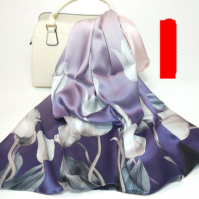 Pañuelo de Seda Estampado para Mujer - Image 19