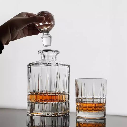 Juego de Vasos para Whiskey Grabados Clásicos