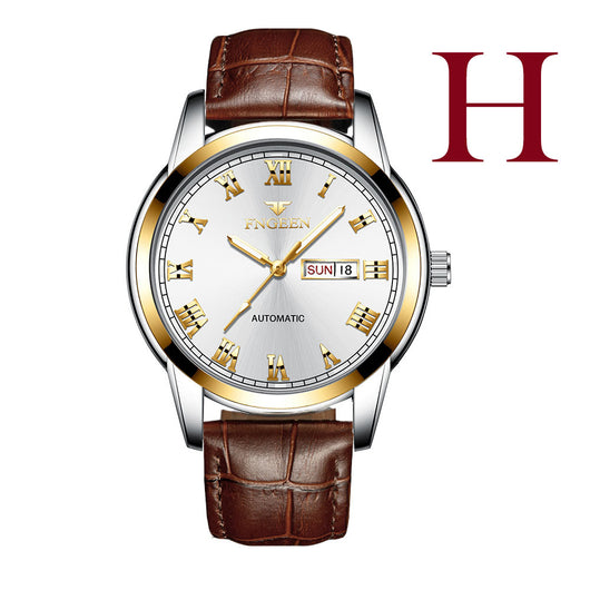 Reloj de Moda para Hombre con Banda de Acero Inoxidable y Esfera Luminosa - Image 9