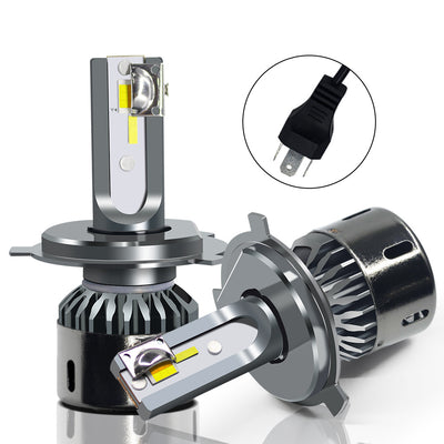 Faros LED Tricolor Ultra Brillantes para Auto - Luz Cercana y Lejana Mejorada