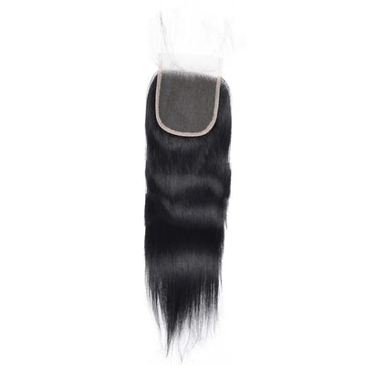 Peluca de Cabello Humano Tejido a Mano con Encaje - Image 3