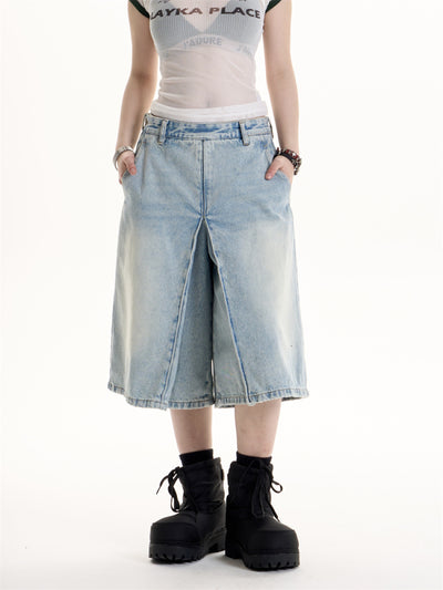 Jeans Cropped Lavados Estilo Hot Girl Retro Americano - Image 11