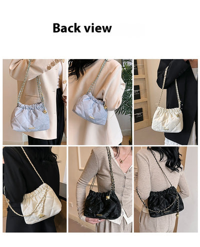 Bolsa Mensajera de Cadena Rombo Elegante para Viajero - Image 15