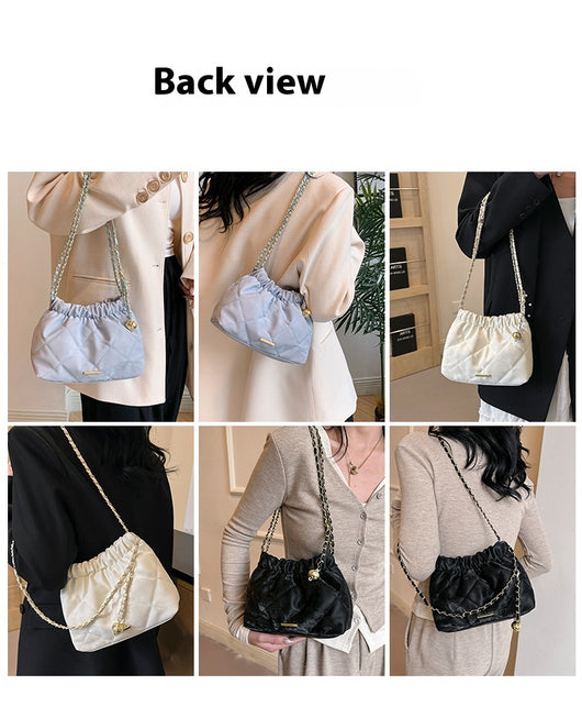 Bolsa Mensajera de Cadena Rombo Elegante para Viajero - Image 15