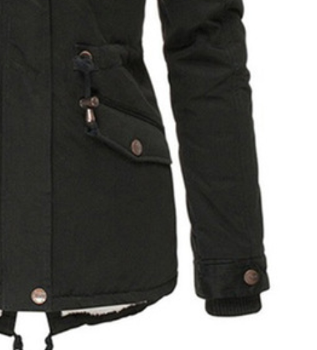 Chaqueta Acolchada con Capucha y Cordones de Algodón Puro - Image 12